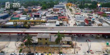 Tren Maya, con vía terminada en 150 km de tramo 1; concluido el viaducto Candelaria: Javier May