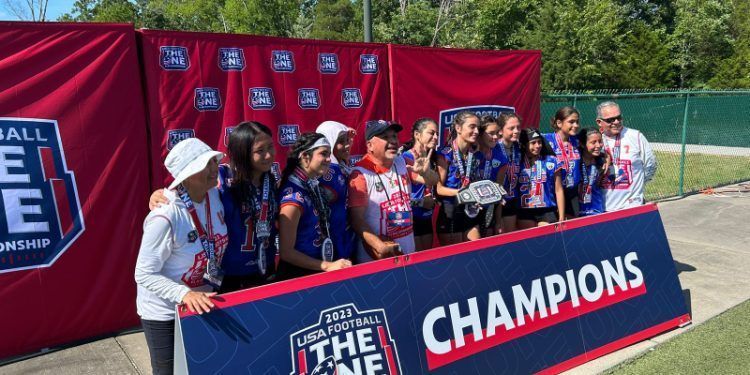 Quintana Roo se proclama campeón del “USA Football The One Flag Championship 2023”