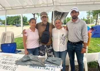 Mara Lezama atiende las peticiones de familia de ejidatarios portomorelenses y levantan huelga de hambre 