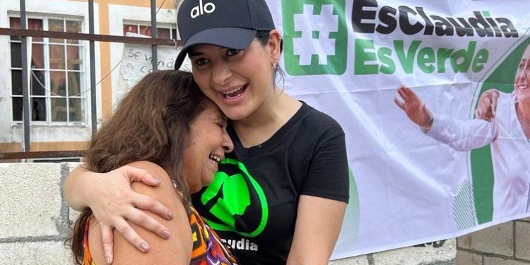 Intensifica Estefanía Mercado promoción de Claudia Sheinbaum en Playa del Carmen