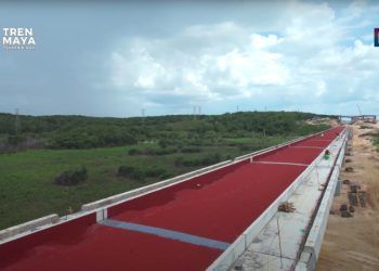 Aumenta en Tren Maya vía terminada; en tramo 2 ya son 156 kilómetros: Javier May