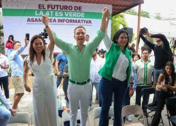 Estefanía Mercado recibe contundente respaldo de Manuel Velasco