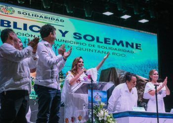 Celebra Mara Lezama el 30 aniversario de Solidaridad con su pueblo