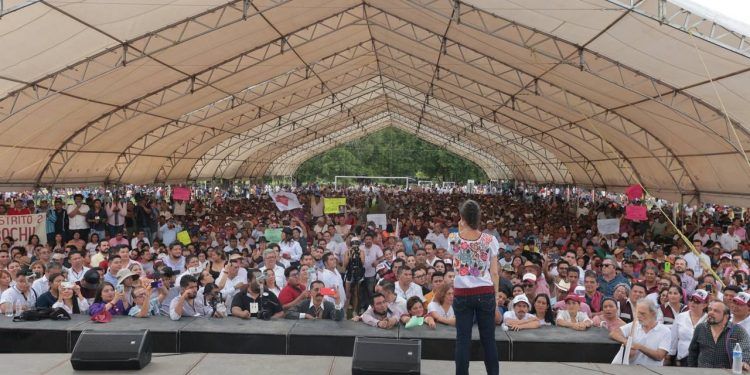 ’’Distribuir riqueza para disminuir desigualdades’’: Claudia Sheinbaum apuesta por el Humanismo Mexicano de la Cuarta Transformación en Tonalá, Chiapas