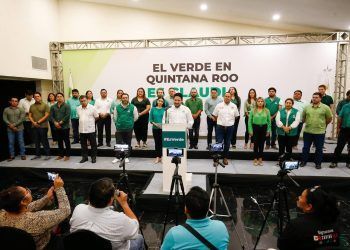 Refrenda el verde Quintana Roo su respaldo a #esclaudia: Renán Sánchez