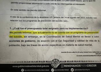 Lili Campos “blofea” con supuesta Brigada Anti-Suicidio y no asigna un centavo de presupuesto