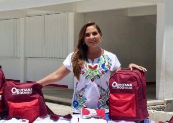 En apoyo a la economía de las familias, Mara Lezama anuncia entrega gratuita de uniformes, mochilas y útiles escolares