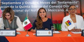 Firma Mara Lezama convenio para la campaña “Septiembre y Octubre: Meses del Testamento”