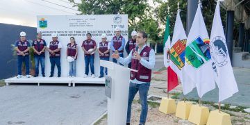 4T continúa en Tulum: Diego Castañón pone en marcha alumbrado y electrificación en la Unidad Deportiva