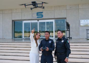 Se capacita SSC con tecnología de drones para la construcción de paz y tranquilidad en Quintana Roo