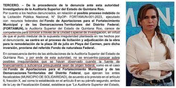Descarada protección de funcionarios joaquinistas a Lili Campos, el Auditor se declara incompetente