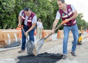 Diego Castañón pone en marcha la segunda etapa de la modernización en la avenida COBÁ Sur