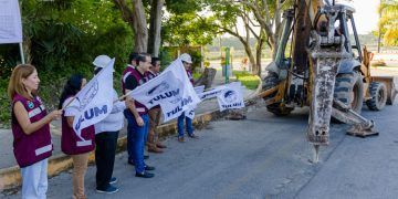 Diego Castañón activa ampliación de agua potable en Cobá