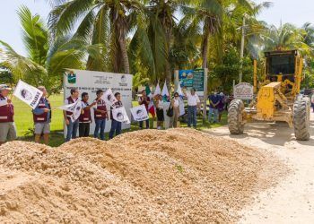 Pasajeros del Tren Maya y del Aeropuerto de Tulum llegarán a Punta Allen a través de un camino de acceso seguro y rehabilitado