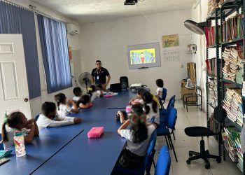 Continúa el SESESP visitando escuelas e impartiendo talleres de prevención