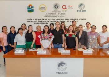Tulum se suma a la prevención de la violencia de género, instala y toma protesta Sistema Municipal