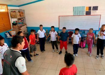 Imparten plática sobre el Acoso Escolar en la comunidad de Calderitas