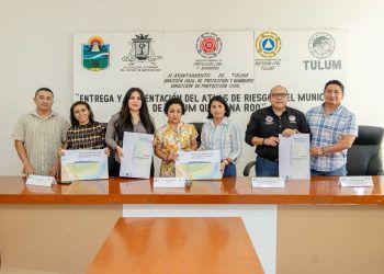 Formalizan presentación del Atlas de Riesgo 2023 en Tulum