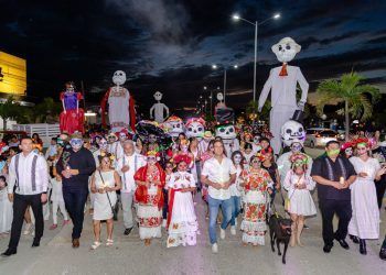 Exitoso «Paseo de las Ánimas 2023» en Tulum: Comienza el Hanal Pixan en un ambiente de alegría y tradición