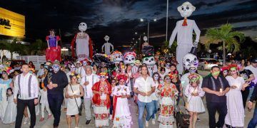 Exitoso «Paseo de las Ánimas 2023» en Tulum: Comienza el Hanal Pixan en un ambiente de alegría y tradición