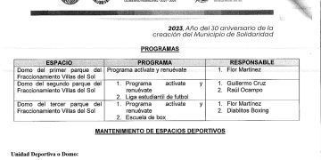 Contrario a su discurso, abandona Lili Campos infraestructura deportiva en Solidaridad