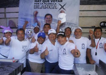 Respaldo total de socios concesionarios a Rubén Carrillo en el cierre de campaña , para transformar el Sindicato de Taxistas de Cancún