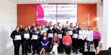 Continúa la capacitación a las y los elementos policiacos y servidores públicos de Quintana Roo