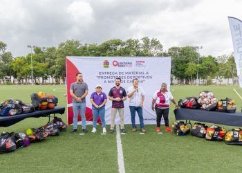 CODEQ y Ayuntamiento de Tulum dignifican las escuelas Deportivas