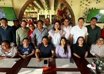 Referentes de MORENA, Partido Verde y PT cierran filas con Estefanía Mercado