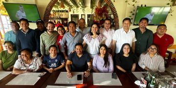 Referentes de MORENA, Partido Verde y PT cierran filas con Estefanía Mercado