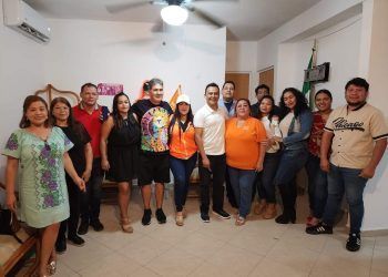 Calienta motores la ‘ola naranja’ en Puerto Morelos