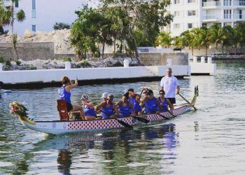 El festival de bote dragón “rosa mexicano” será en puerto aventuras