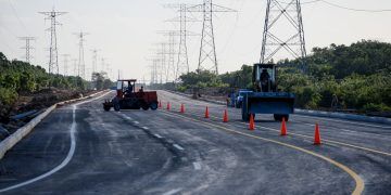 Avanza más del 85% reconstrucción y modernización de Av. Chac Mool