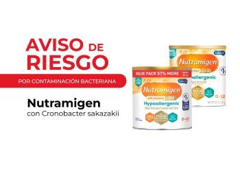 Cofepris alerta sobre retiro de lote de fórmula infantil Nutramigen por contaminación bacteriana