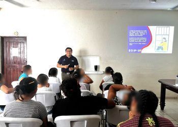 Imparte SESESP charla sobre la trata de personas