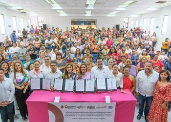 Firman Mara y Verónica Lezama Acuerdo Solidario con World Vision México para empoderar a las mujeres