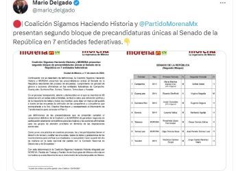 ‘Humo blanco’ en Morena
