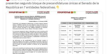 ‘Humo blanco’ en Morena