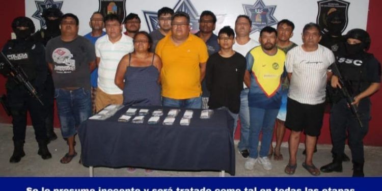 La SSC de Quintana Roo logra el aseguramiento de narcóticos, armamento y diversas personas relacionadas con delitos