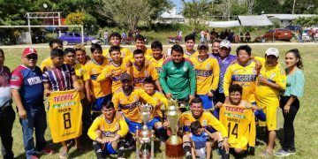Tigrillos de Otilio Montaño se corona en la Liga de Fútbol Leonardo Salas Cocom