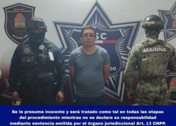 Detención de José “N” por Portación de Arma y Cartuchos de Uso Exclusivo del Ejército