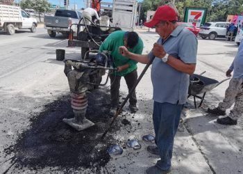 Tulum Avanza en el Bacheo Emergente de sus Colonias