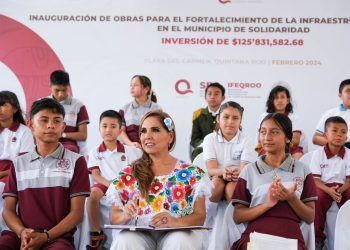 Mara Lezama Inaugura Obras Educativas con Inversión Histórica en Solidaridad
