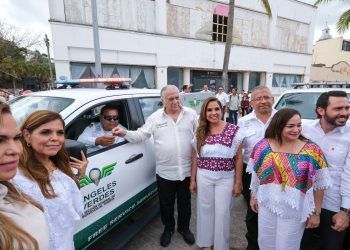 Fortalecen Mara Lezama y Miguel Torruco atención a viajeros con más patrullas de Ángeles Verdes para Solidaridad, Cozumel y Tulum