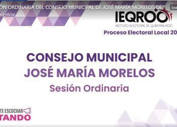 Controversia en Sesión del Consejo Municipal del IEQROO en José María Morelos
