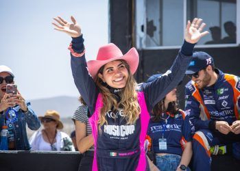 Podio de Trucks México Series para el Dynamic Motorsports, en el Súper Óvalo Potosino