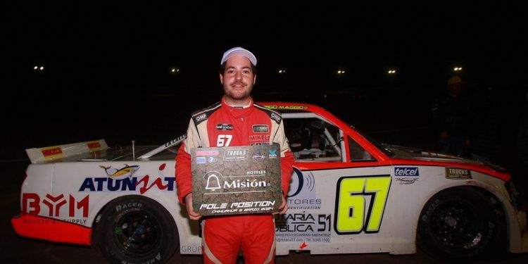 Rodrigo Maggio, sorprende en terracería y se queda con la “Pole” de Trucks México Series