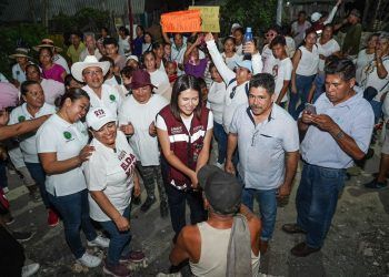 Anahí González Recibe Fuerte Apoyo en la Zona Cañera de Quintana Roo