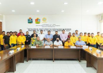 Instalan Comité Especializado de Incendios Forestales en Tulum, temporada 2024
