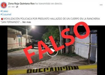 Desmiente FGE hallazgo de un cuerpo desmembrado durante el cumplimento de una orden de cateo en Cozumel